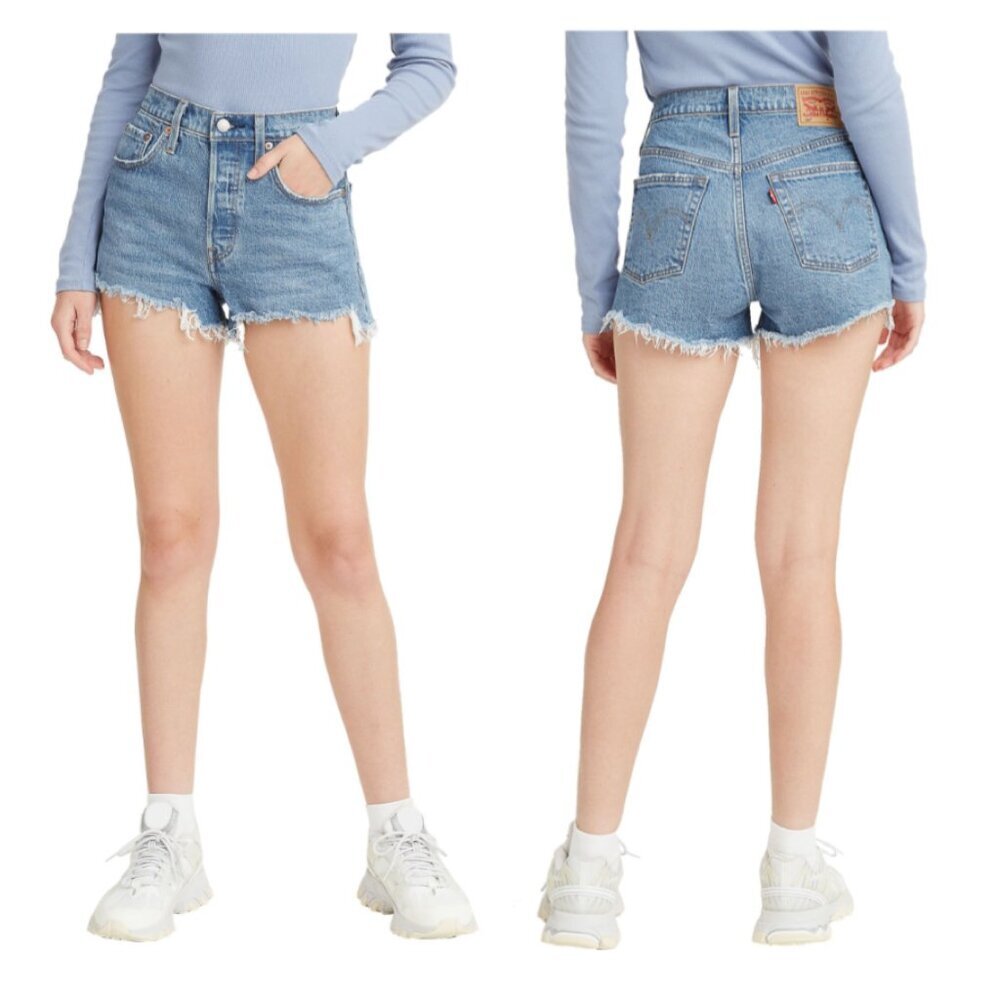NWT - Sz 26 -Levi's 501 Original High Rise Non-Stretch Denim Jean Shorts